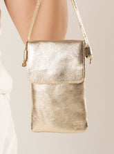 Kit 3 Bolsas em Couro Porta Celular